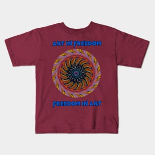 Art In Freedom Kids T-Shirt